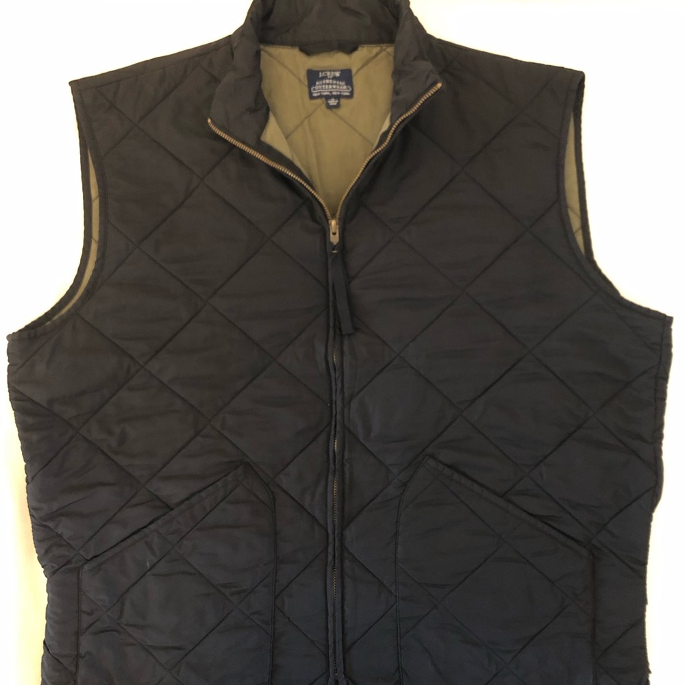 J Crew Authentic Outerwear Quilted Vest